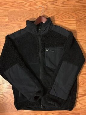UNIQLO X Engineered Garments Men’s Black Fleece Zip-Up Jacket